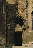 Barcelone, Catedral La Seu, Porte de la Pietat d'entree au cloitre (1)
